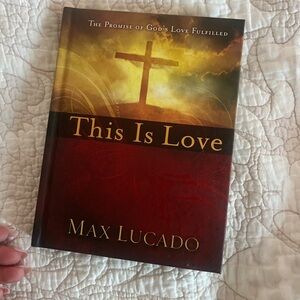 This Is Love by Max Lucado — Red & Gold Hardcover
